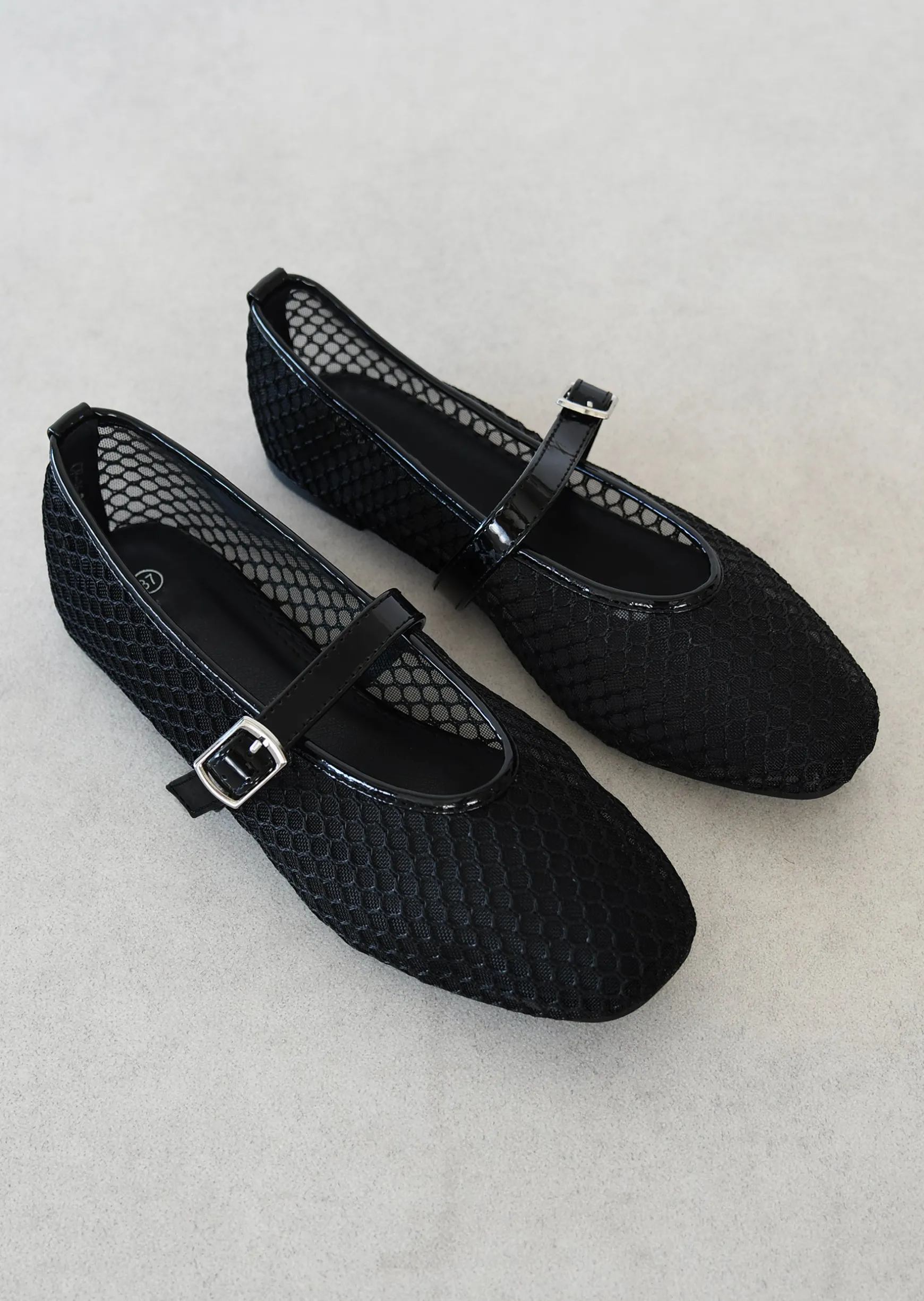Sandales Plates^Outfitbook Ballerines plates en tulle