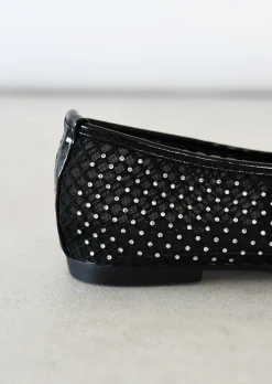 Sandales Plates^Outfitbook Ballerines plates en tulle avec stass