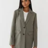 Vestes L Manteaux | Blazers^Outfitbook Blazer droit TAUPE