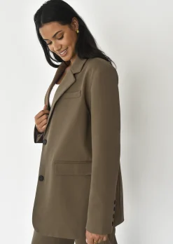 Vestes L Manteaux | Blazers^Outfitbook Blazer droit oversize TAUPE