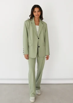 Vestes L Manteaux | Blazers^Outfitbook Blazer droit oversize VERT