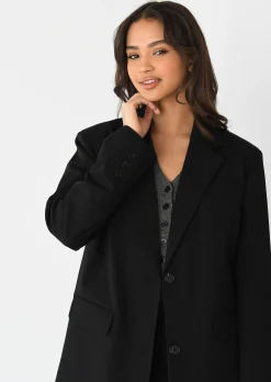 Vestes L Manteaux | Blazers^Outfitbook Blazer droit oversize NOIR