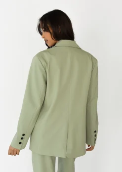 Vestes L Manteaux | Blazers^Outfitbook Blazer droit oversize VERT
