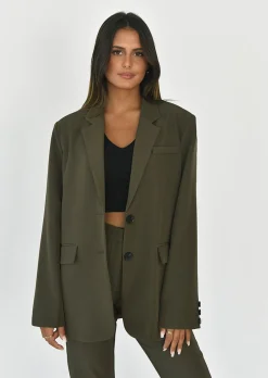 Vestes L Manteaux | Blazers^Outfitbook Blazer oversize KAKI