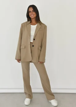 Vestes L Manteaux | Blazers^Outfitbook Blazer oversize TAUPE