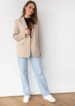 Vestes L Manteaux | Blazers^Outfitbook Blazer oversize BEIGE