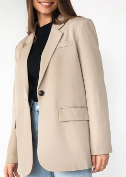 Vestes L Manteaux | Blazers^Outfitbook Blazer oversize BEIGE
