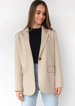 Vestes L Manteaux | Blazers^Outfitbook Blazer oversize BEIGE