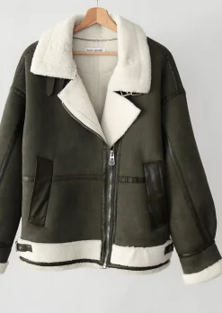 Vestes L Manteaux^Outfitbook Blouson aviateur KAKI