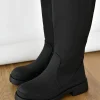Bottes^Outfitbook Bottes de pluie montantes à semelles chunky NOIR