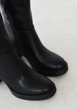 Bottes^Outfitbook Bottes hautes à talons NOIR