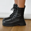 Bottes^Outfitbook Bottines chunky à lacets