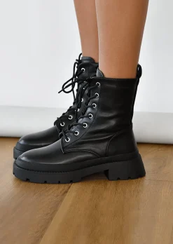 Bottes^Outfitbook Bottines chunky à lacets