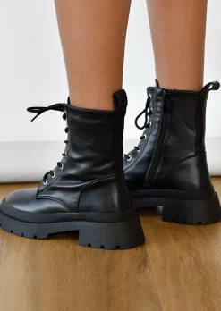 Bottes^Outfitbook Bottines chunky à lacets