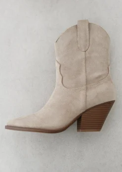 Bottes^Outfitbook Bottines style Santiags BEIGE