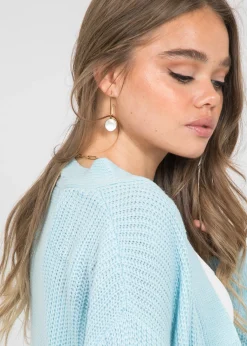 Bijoux^Outfitbook Boucles d'oreilles avec pendentif nacré doreilles