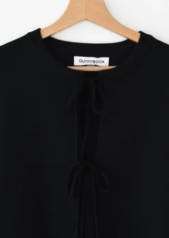 Pulls L Cardigans^Outfitbook Cardigan à nouer NOIR