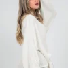 Pulls L Cardigans^Outfitbook Cardigan cache-cœur noué sur le devant blanc