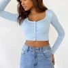 Pulls L Cardigans^Outfitbook Cardigan court boutonné BLEU