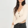 Pulls L Cardigans^Outfitbook Cardigan court duveteux BEIGE