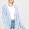 Pulls L Cardigans^Outfitbook Cardigan en maille torsadé BLEU