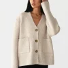 Pulls L Cardigans^Outfitbook Cardigan maille poches BEIGE