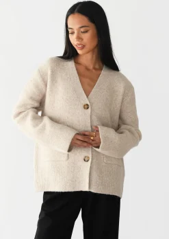 Pulls L Cardigans^Outfitbook Cardigan maille poches BEIGE
