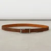 Ceintures^Outfitbook Ceinture à boucle argentée MARRON