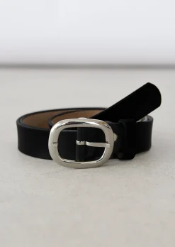 Ceintures^Outfitbook Ceinture boucle ovale NOIR