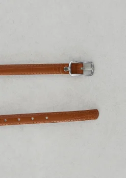 Ceintures | Hauts^Outfitbook Ceinture fine à boucle MARRON