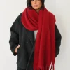 Echarpes, Gants Et Bonnets^Outfitbook Écharpe douce à franges laine