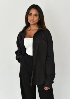 Chemises L Blouses | Hauts^Outfitbook Chemise oversize NOIR