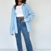 Chemises L Blouses | Hauts^Outfitbook Chemise oversize BLEU