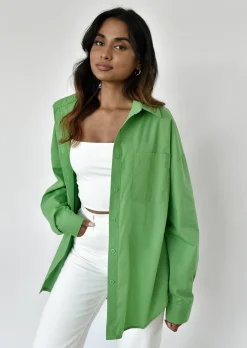 Chemises L Blouses | Hauts^Outfitbook Chemise oversize VERT