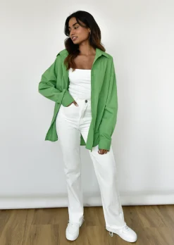Chemises L Blouses | Hauts^Outfitbook Chemise oversize VERT