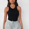 Hauts^Outfitbook Débardeur en maille côtelée NOIR