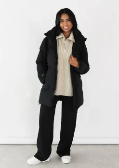Vestes L Manteaux^Outfitbook Doudoune mi-longue NOIR
