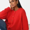 Pulls L Cardigans^Outfitbook Gilet boutonné ROUGE