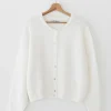 Pulls L Cardigans^Outfitbook Gilet boutonné blanc
