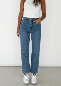 Jeans^Outfitbook Jean dad bleu