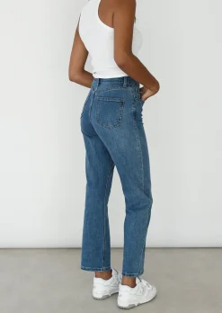 Jeans^Outfitbook Jean dad bleu