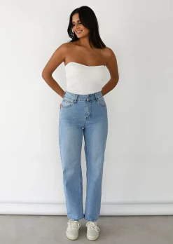 Jeans^Outfitbook Jean dad bleu clair