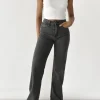Jeans^Outfitbook Jean droit fendu GRIS