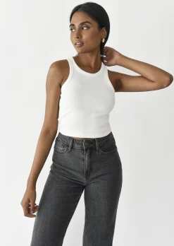 Jeans^Outfitbook Jean droit fendu GRIS