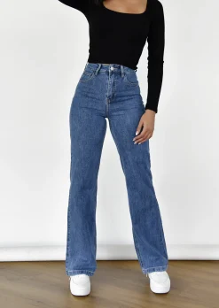 Jeans^Outfitbook Jean flare BLEU