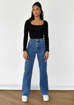 Jeans^Outfitbook Jean flare BLEU