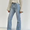 Jeans^Outfitbook Jean flare bleu clair