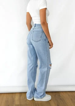 Jeans^Outfitbook Jean large avec déchirures