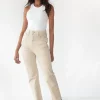 Jeans^Outfitbook Jean mom fit Beige