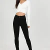 Jeans^Outfitbook Jean skinny taille haute NOIR
